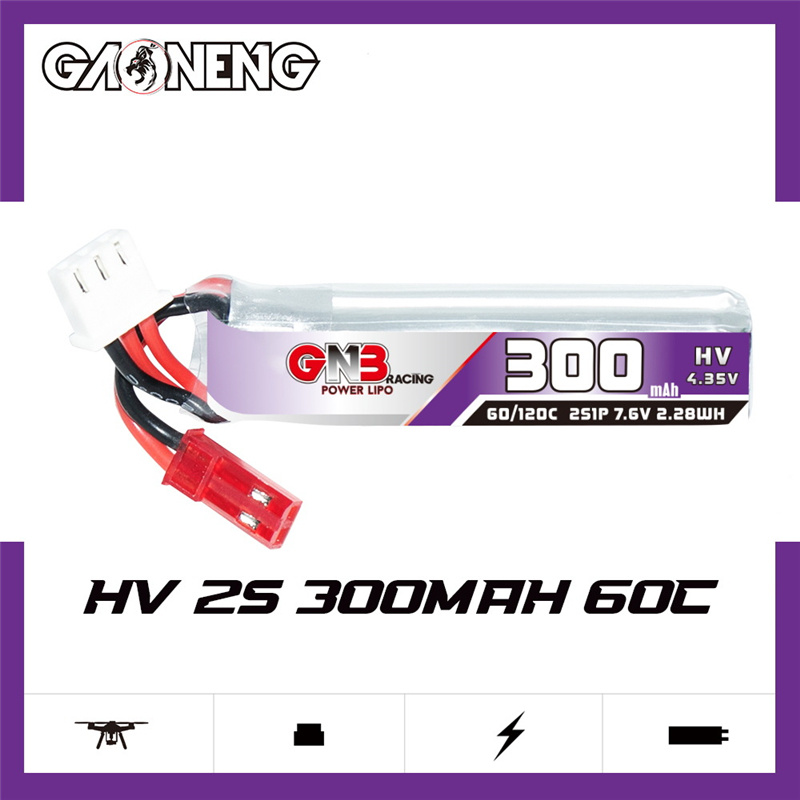 GAONENG GNB 2S 7.6V 300mAh 60C - огляд і ціна Fpv Drone Esc